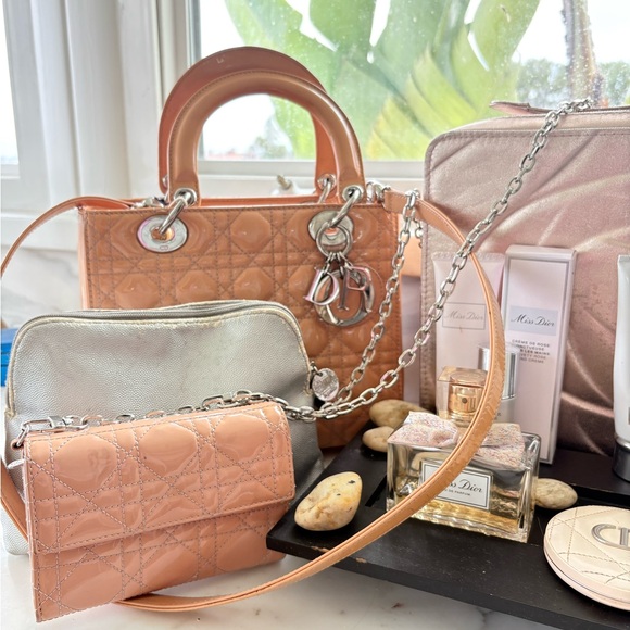 Dior Handbags - Dior Pink and Silver Crossbody Bag Collection